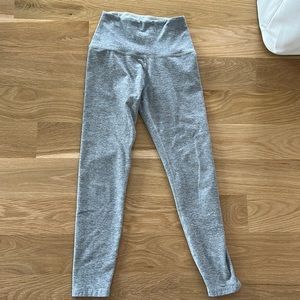 Beyond yoga heather gray high waist midi legging xs